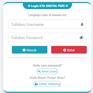 Register PGRI Kapuas - Persatuan Guru Republik Indonesia Cabang Kapuas